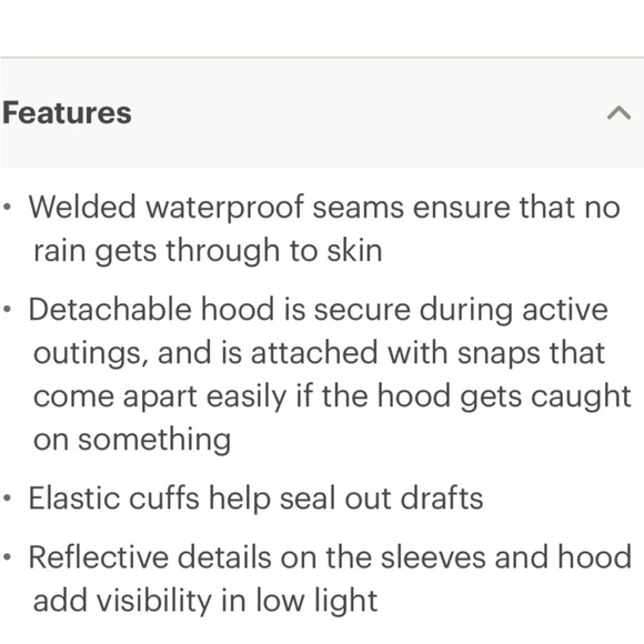 Kids' Waterproof Raincoat with Reflective Details - Picture 3 of 6